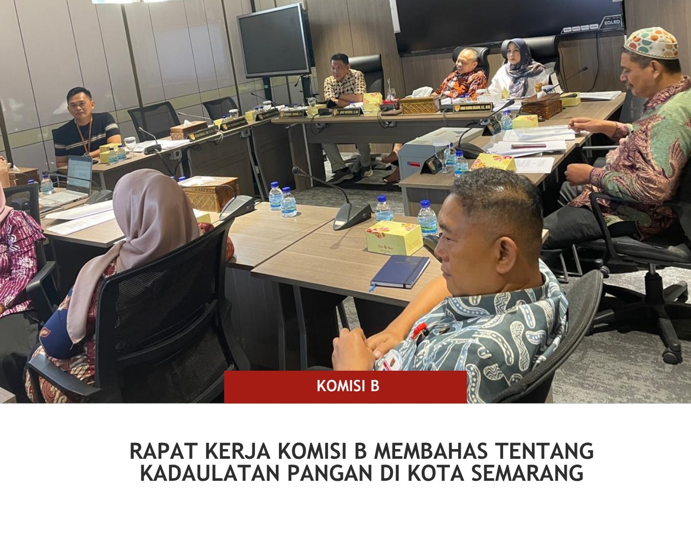 Image Berita Komisi B DPRD Kota Semarang Matangkan Materi Raperda Kedaulatan Pangan 1