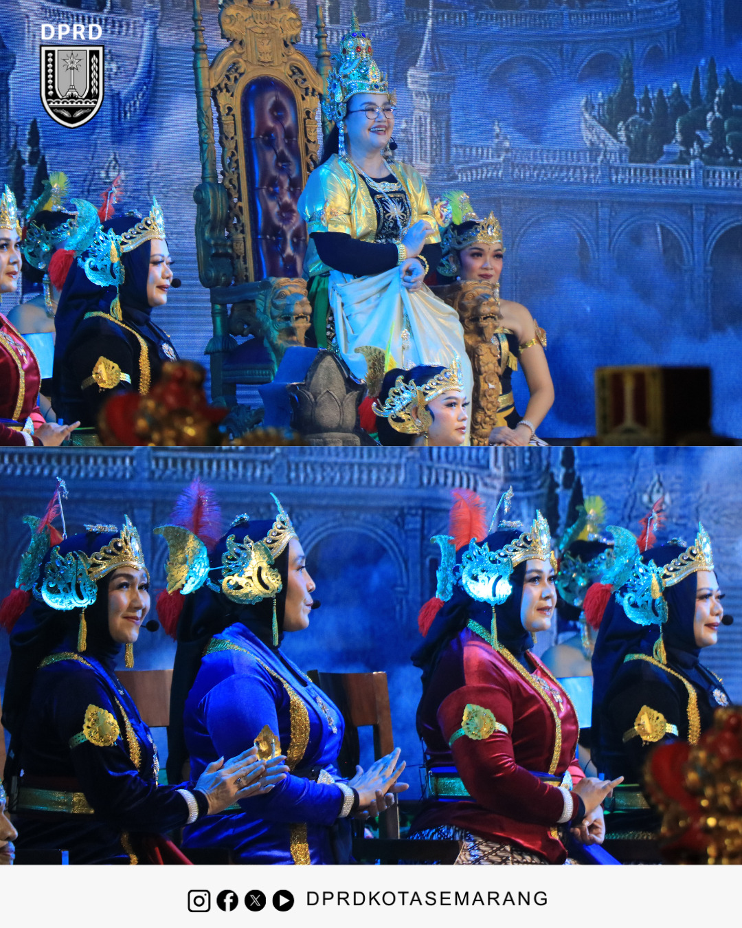 Image Berita Semarang 18 Juli 2026 Ketua Komisi B DPRD Kota Semarang Joko Widodo bersama Anggota DPRD Kota Semarang Rahmulyo Adi Wibowo menghadiri Pagelaran Wayang Orang 6