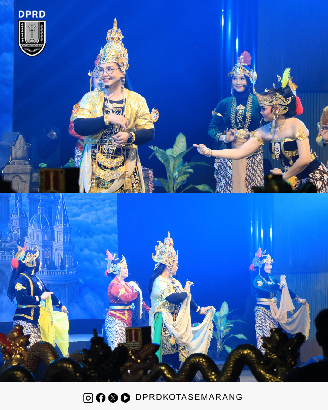 Image Berita Semarang 18 Juli 2026 Ketua Komisi B DPRD Kota Semarang Joko Widodo bersama Anggota DPRD Kota Semarang Rahmulyo Adi Wibowo menghadiri Pagelaran Wayang Orang 3