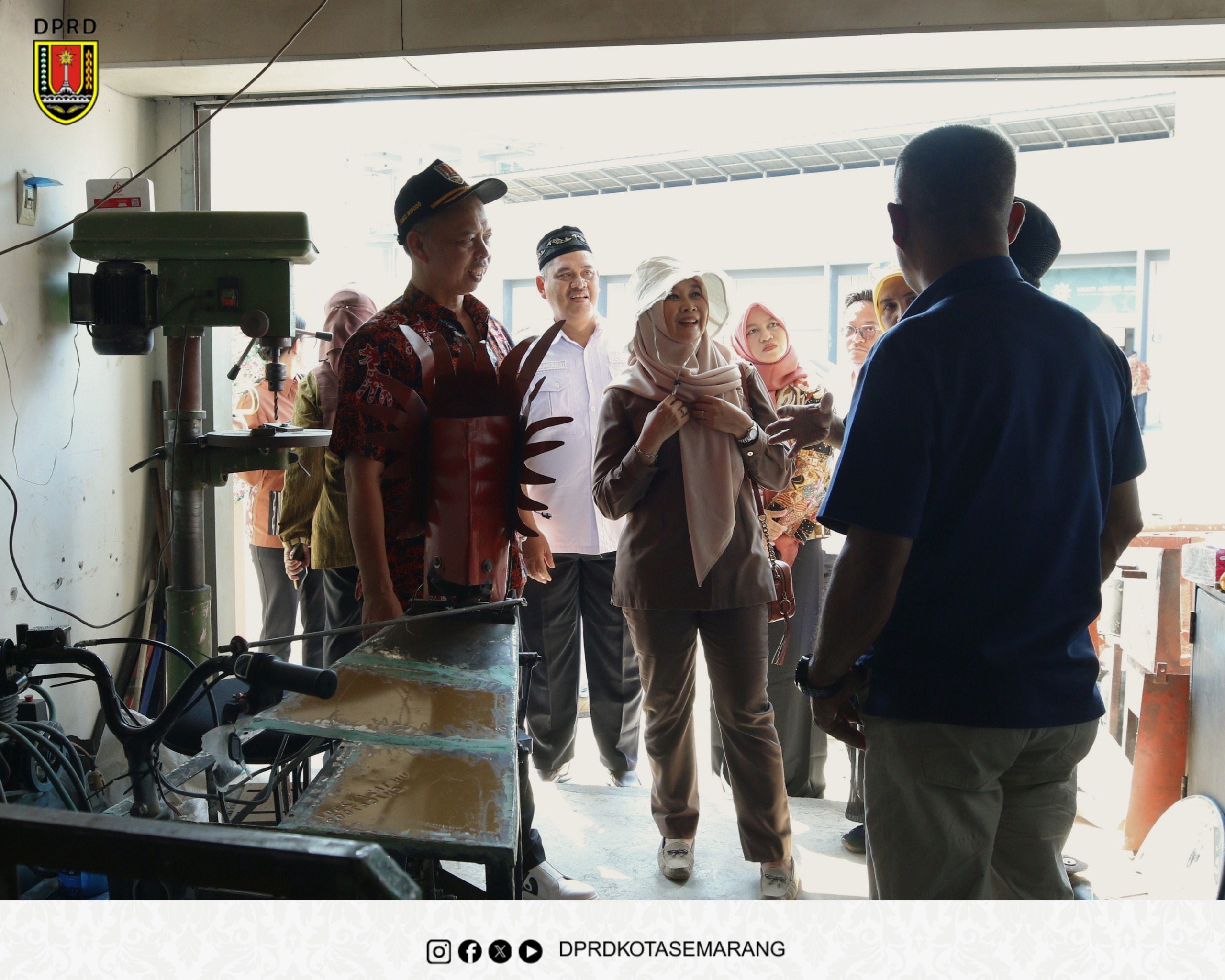 Image Berita Komisi B DPRD Kota Semarang Tinjau Sentra IKM Logam di KIW 7