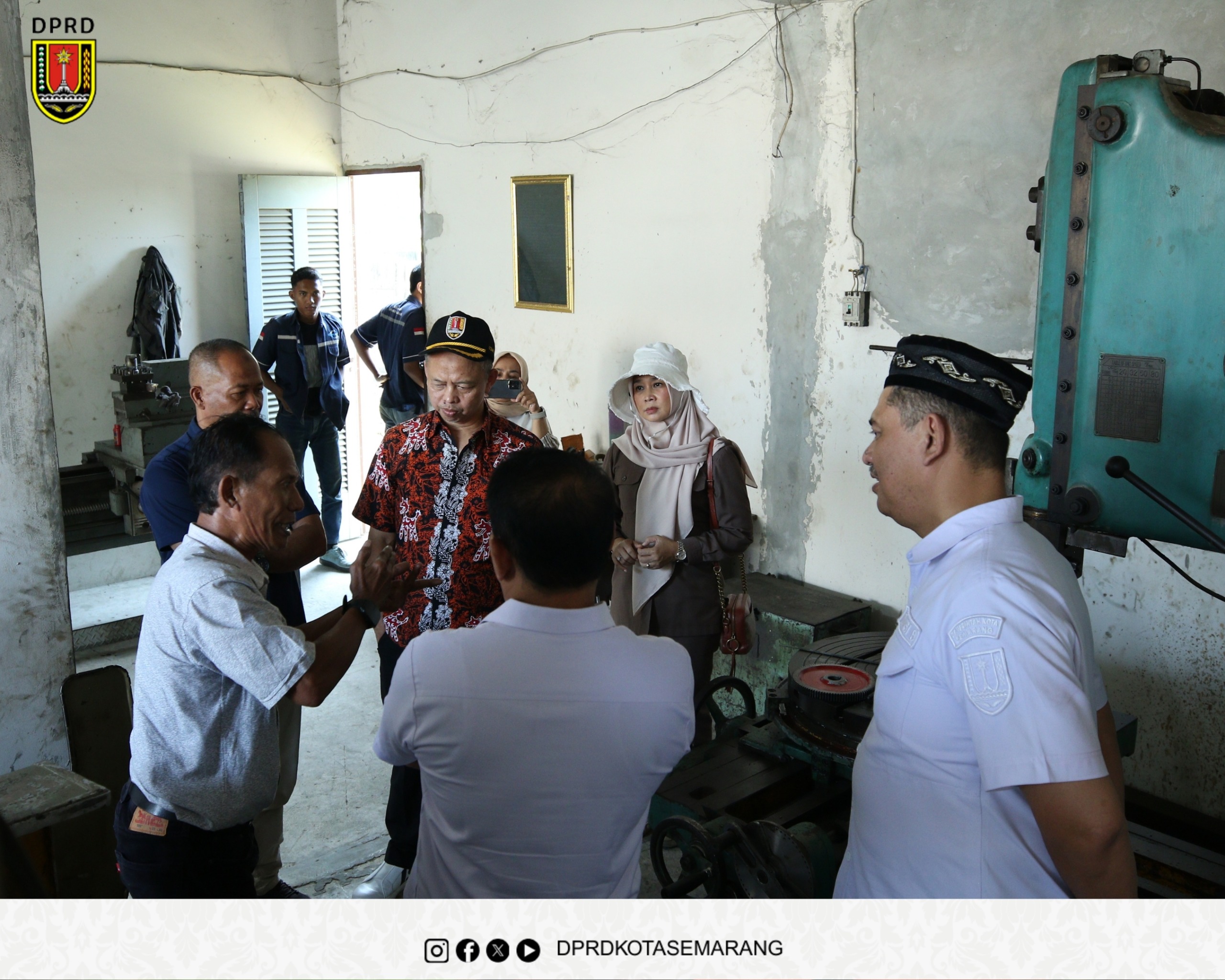 Image Berita Komisi B DPRD Kota Semarang Tinjau Sentra IKM Logam di KIW 5