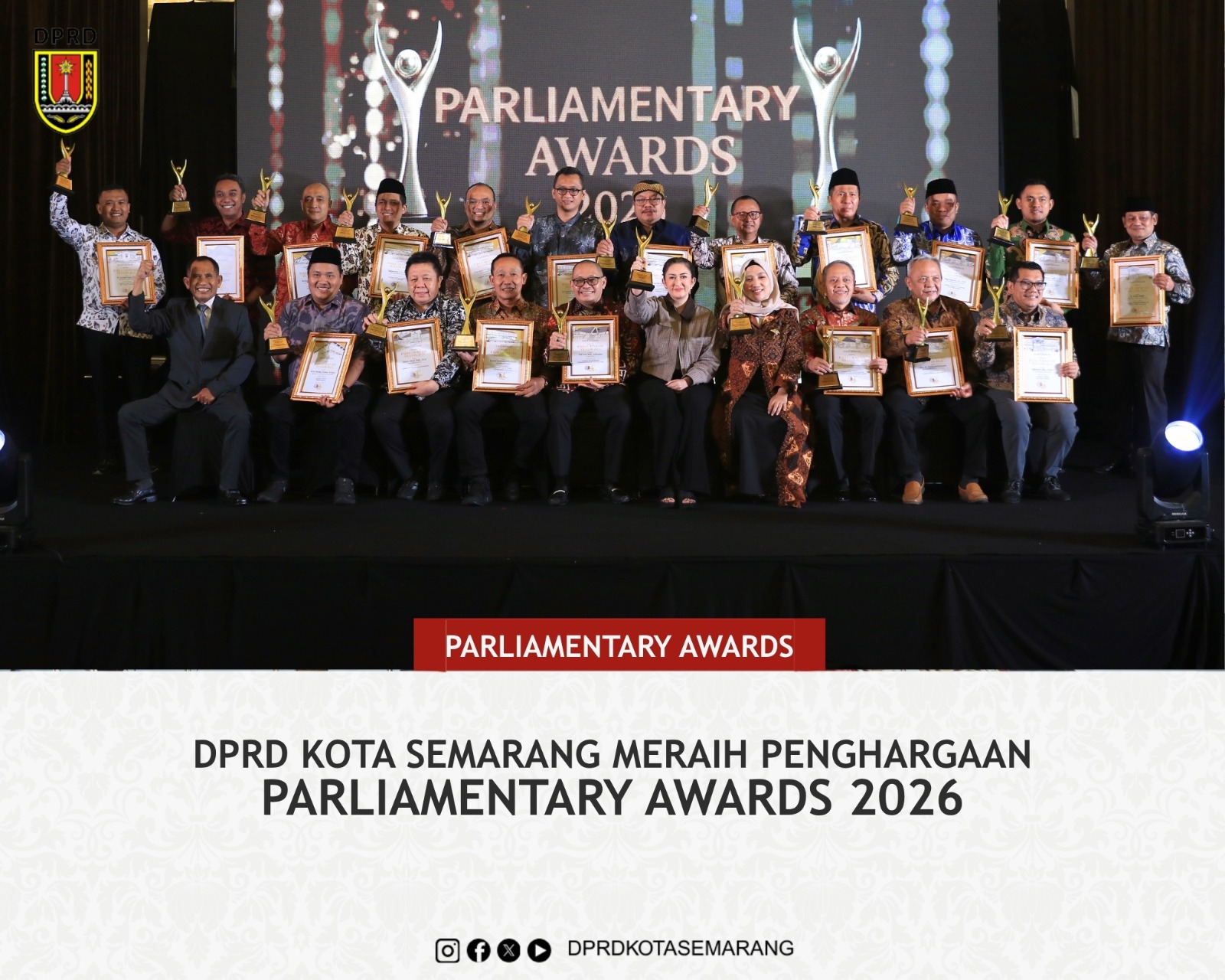 Foto Berita DPRD Kota Semarang Raih Penghargaan di Parliamentary Awards 2026
